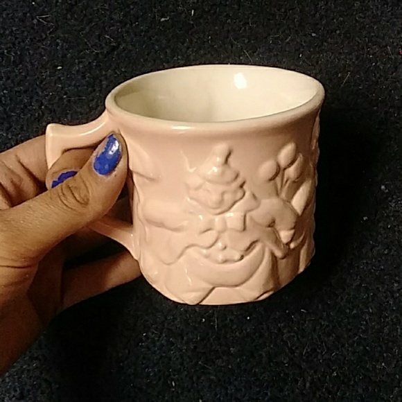 971 vintage pink clown mug - Picture 1 of 2